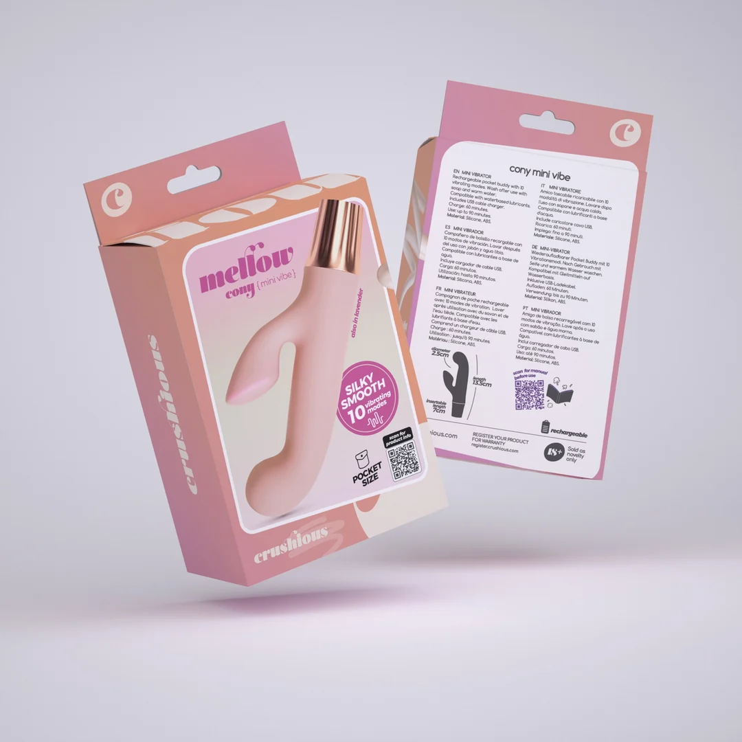 Crushious Mellow Cony mini wibrator króliczek - obrazek 1