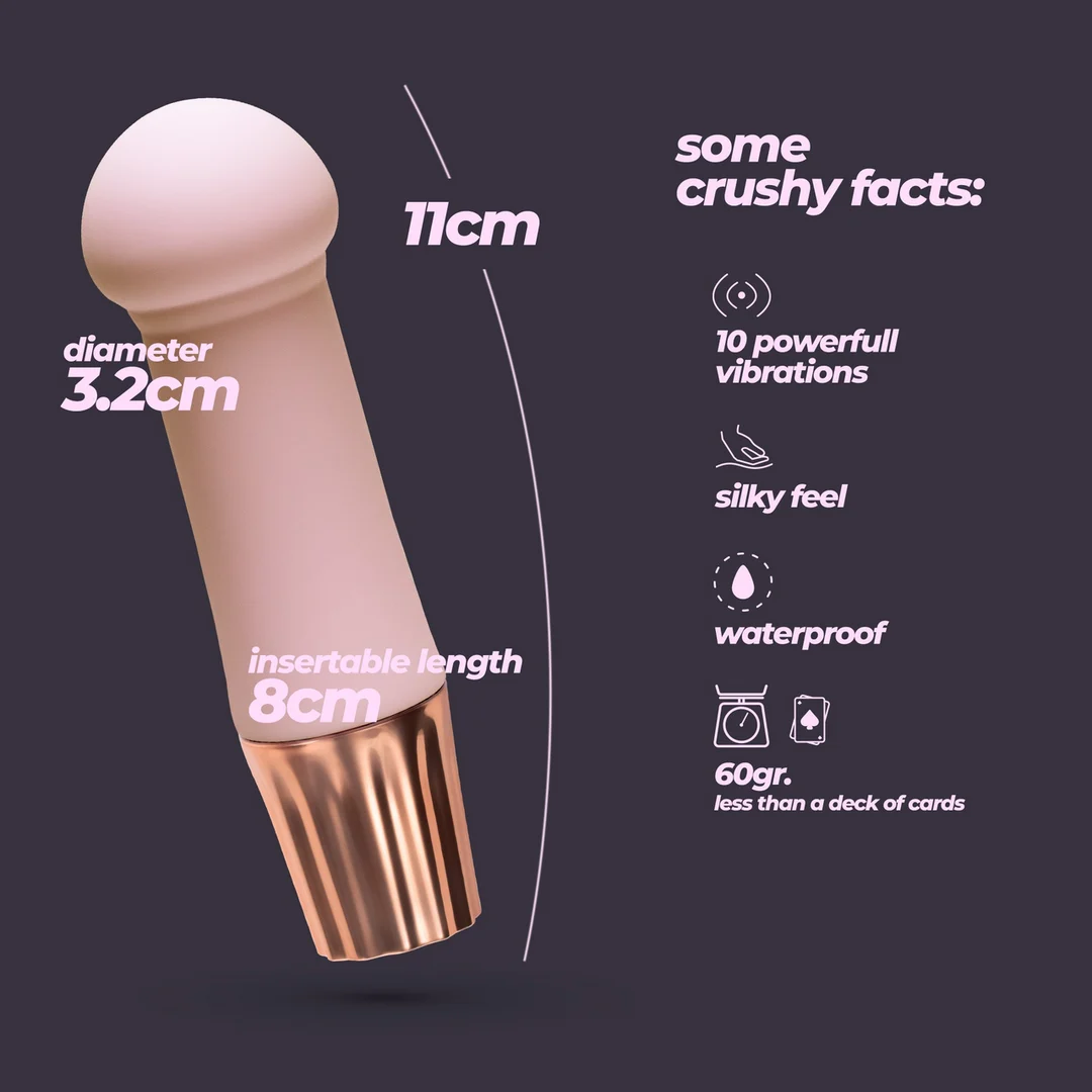 Crushious Mellow Puff mini wibrator typu wand - obrazek 3