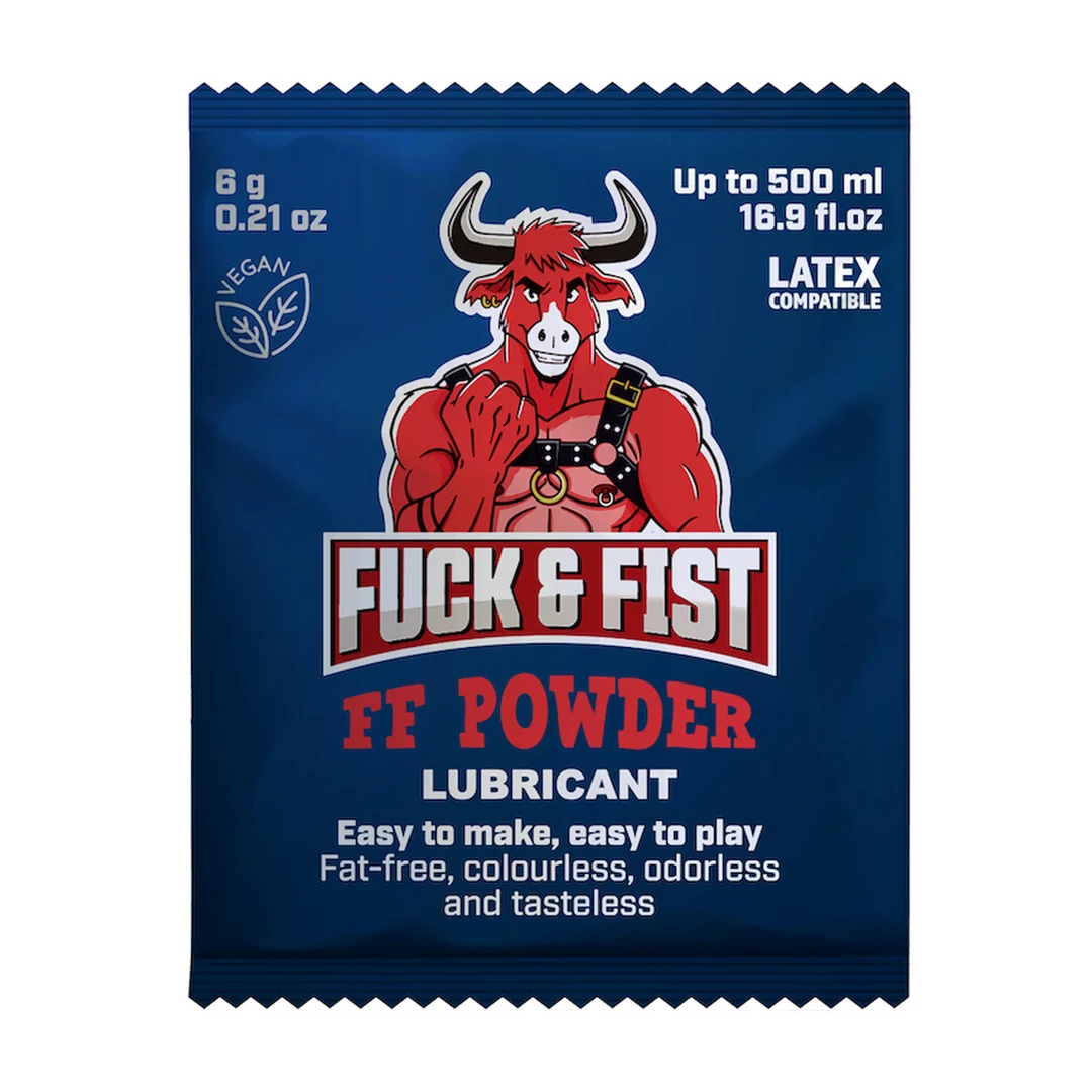 Lubrykant do fisting – Saszetka proszku, z której przygotujesz 500 ml lubrykantu – bezzapachowy, bez smaku – 6 g – Fuck Fist - obrazek 2