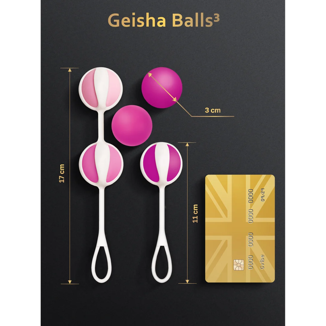 Kulki Kegla – Geisha Balls 3 – cukierkowy róż - obrazek 3
