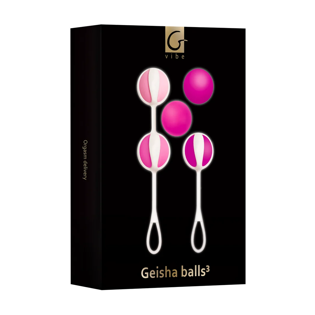 Kulki Kegla – Geisha Balls 3 – cukierkowy róż - obrazek 1