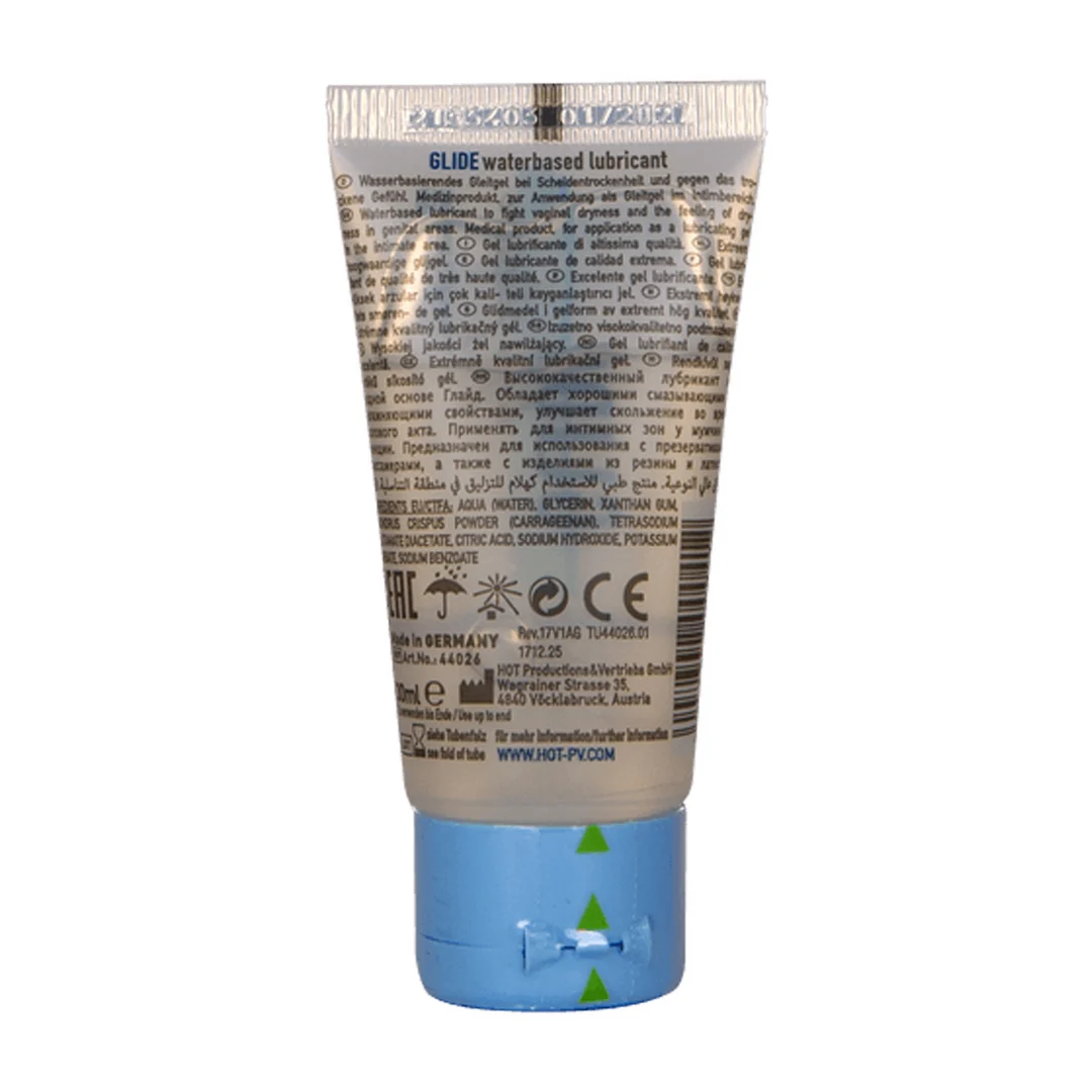 Lubrykant na bazie wody HOT Glide Liquid Pleasure - obrazek 1