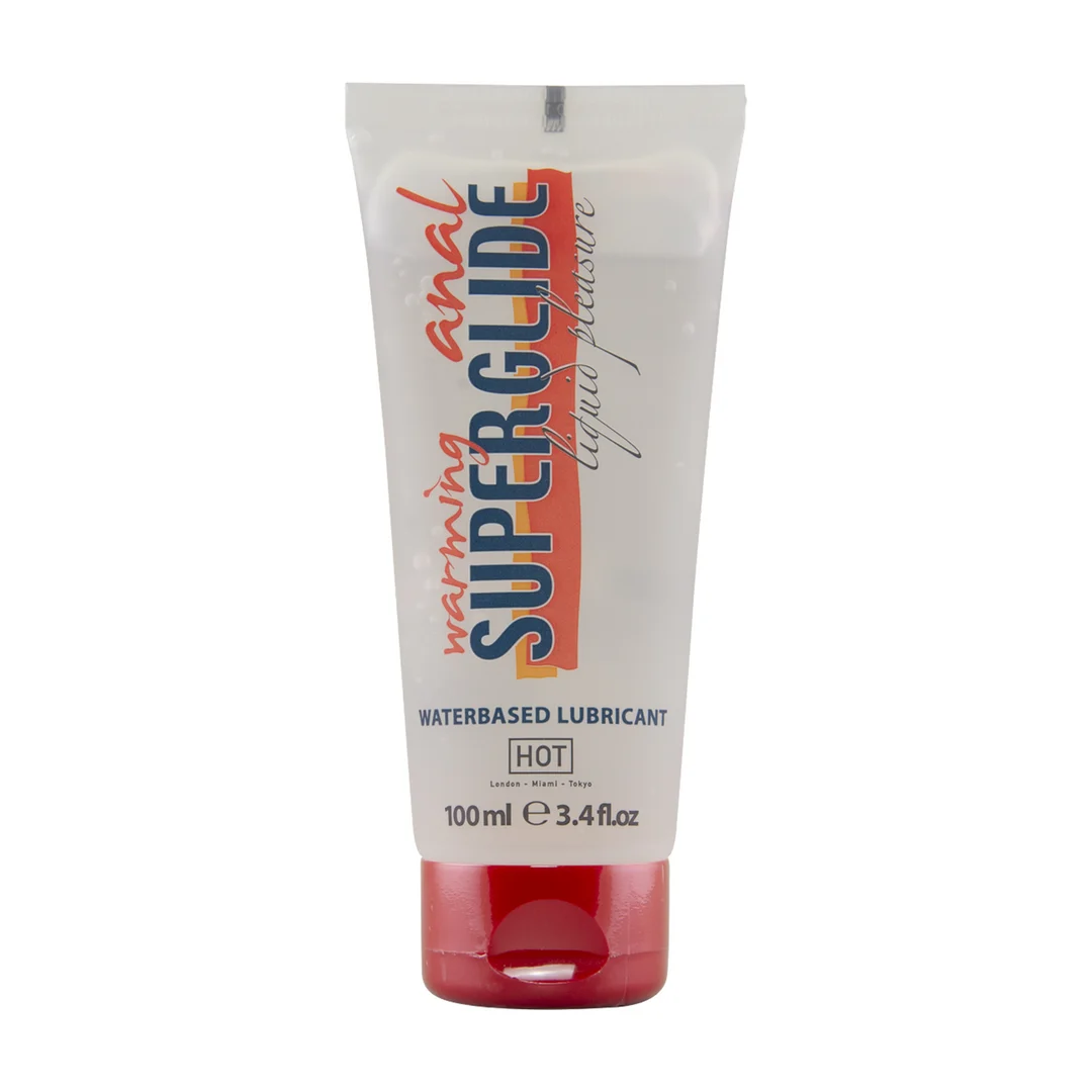HOT Anal Superglide Warming Liquid Pleasure lubrykant na bazie wody 100 ml - obrazek 2