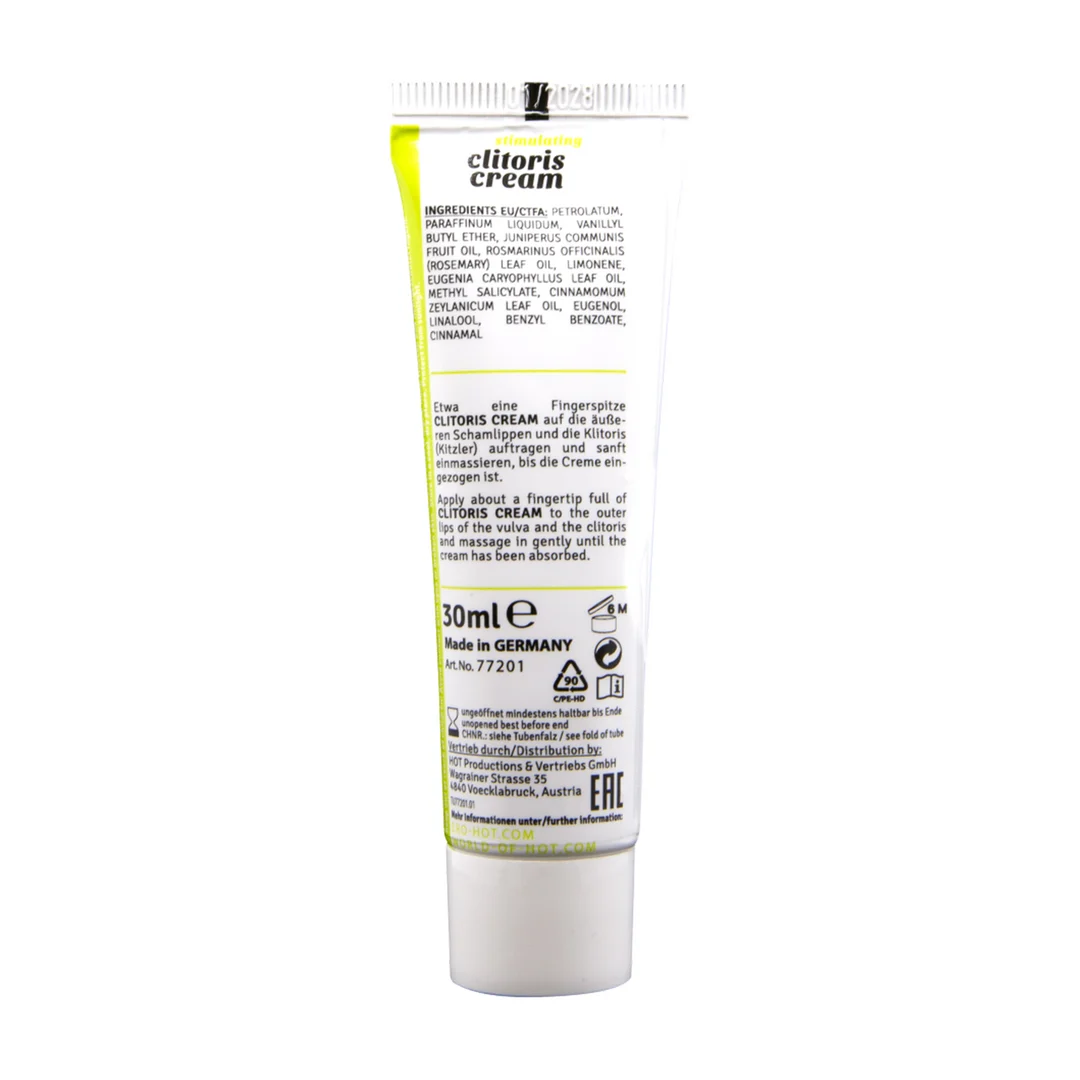 H-77201-5 HOT Stimulating Clitoris Cream, krem stymulujący do łechtaczki, 30 ml - obrazek 1