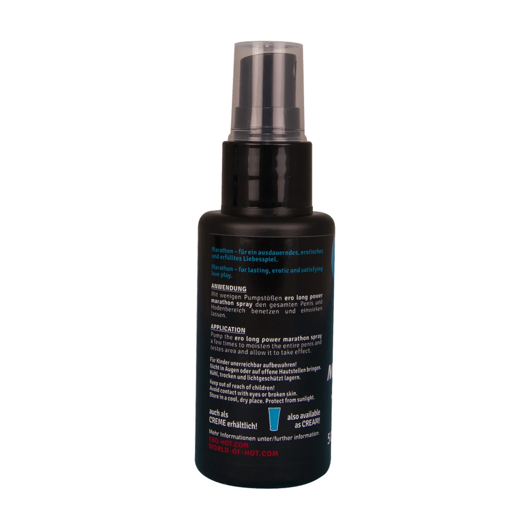 Spray stymulujący – Marathon Spray Men 2 fl oz / 50 ml – Long Power MARATHON Spray Men – ero by HOT - obrazek 2