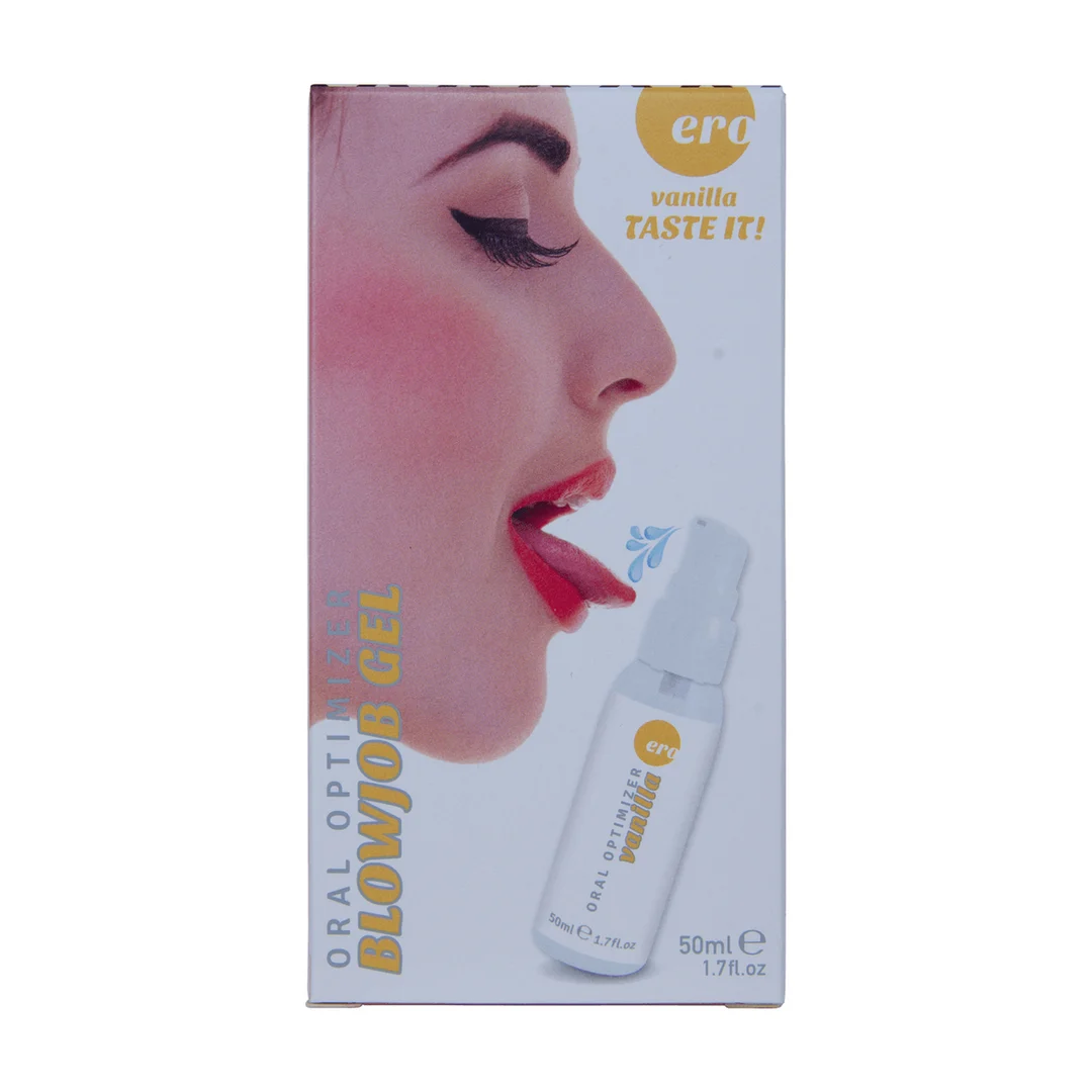 Żel stymulujący o smaku waniliowym – Oral Optimizer Deepthroat Gel 2 fl oz / 50 ml – ero by HOT - obrazek 1