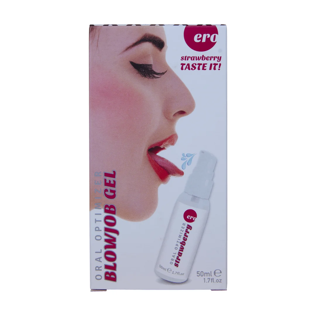 H-77511-2 HOT Oral Optimizer Deepthroat Gel o smaku truskawkowym, 50 ml - obrazek 1