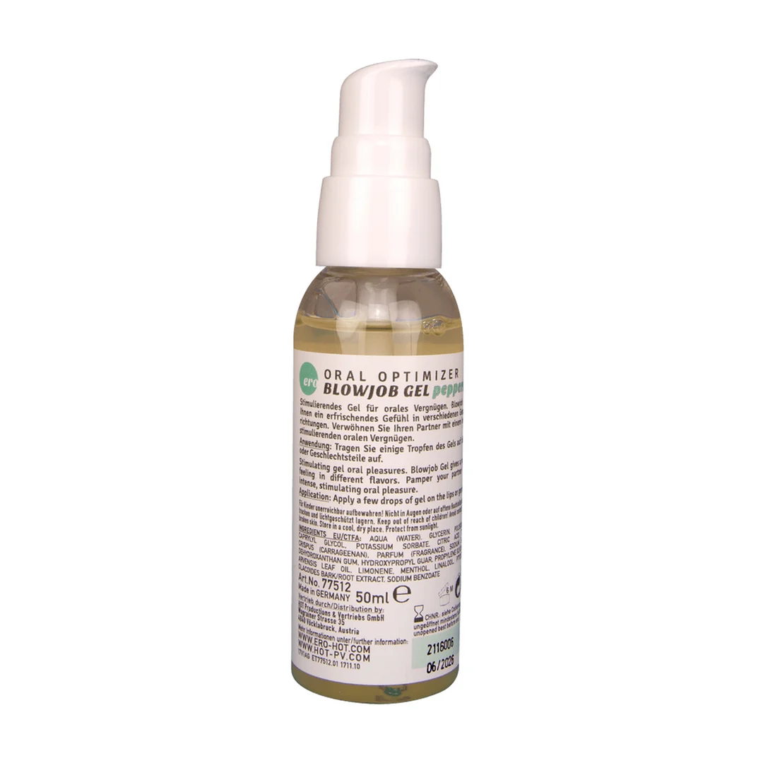 H-77512-5 HOT Oral Optimizer Deepthroat Gel o smaku miętowym - obrazek 1