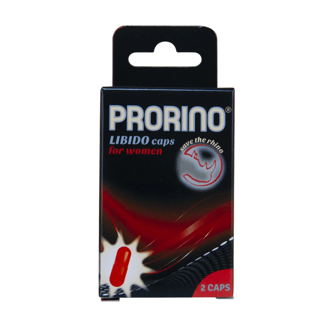 Kapsułki na libido dla kobiet – Libido Caps 2 sztuki | PRORINO, ero by HOT - black line - obrazek 1