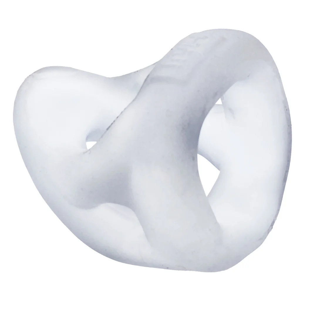 Niewibrujący pierścień na penisa o ergonomicznym kształcie – Kobalt - obrazek 5