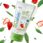Lubrykant smakowy – wegański i w 100% naturalny – truskawka – 80 ml – BIOglide
