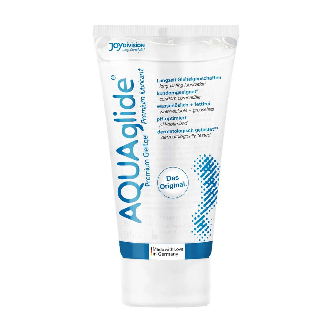 Lubrykant na bazie wody – AQUAglide Neutral, lubrykant medyczny – bezzapachowy, bez smaku – 50 ml – Joydivision - obrazek 2
