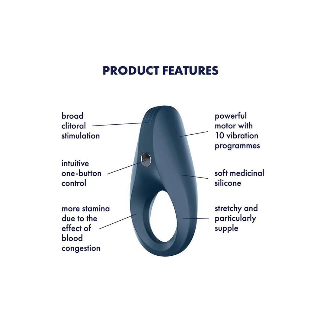 Wibrujący pierścień erekcyjny z 10 trybami, Rocket Ring - obrazek 5