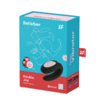 Wibrator dla par o wygodnym dopasowaniu – Double Joy - wibrator dla par - fioletowy - obrazek 7