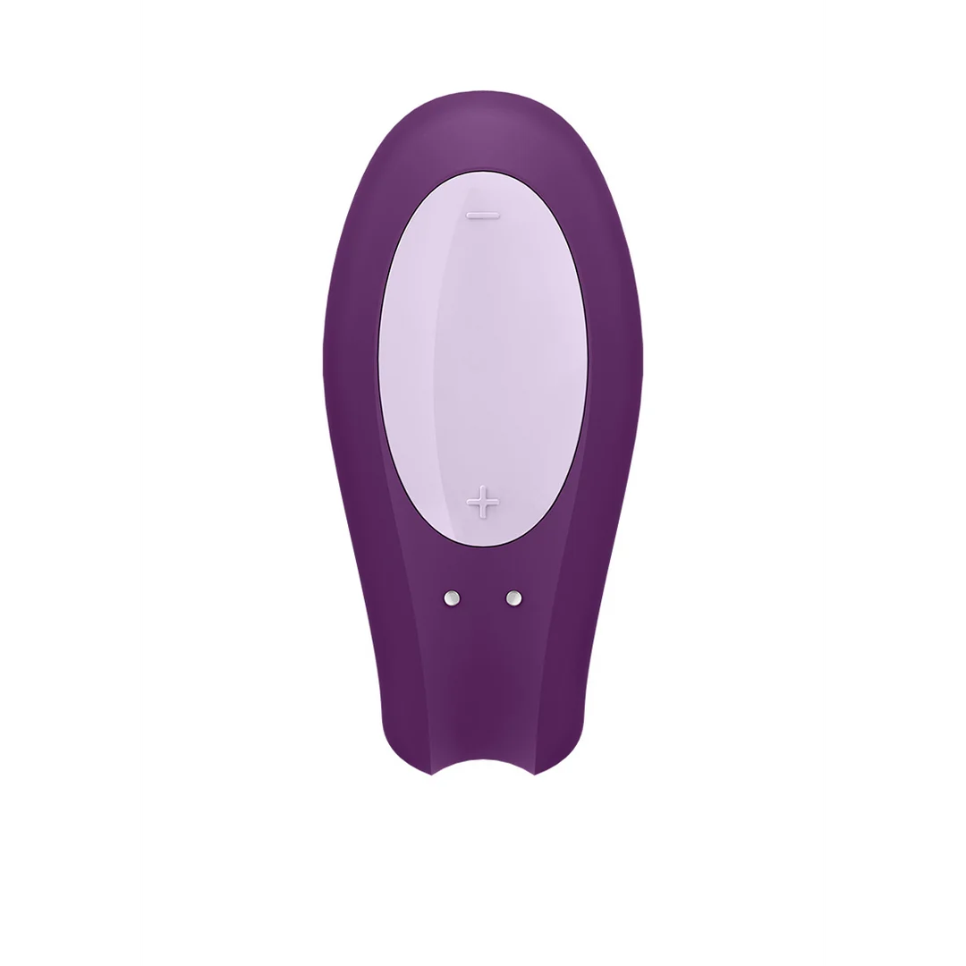 Wibrator dla par o wygodnym dopasowaniu – Double Joy - wibrator dla par - fioletowy - obrazek 4