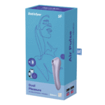 Wibrator Satisfyer Duo o zakrzywionym kształcie, mauve