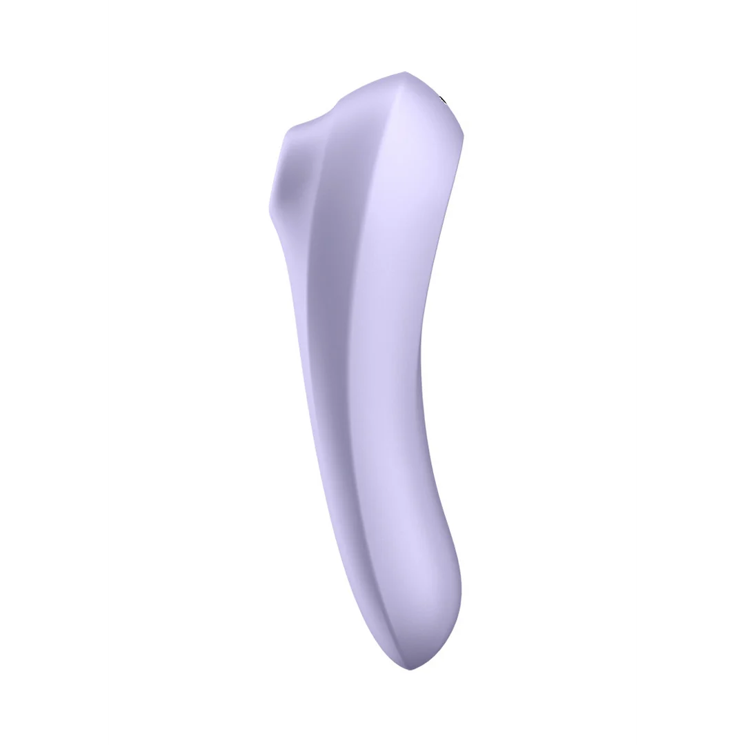 Wibrator Satisfyer Duo o zakrzywionym kształcie, mauve - obrazek 2
