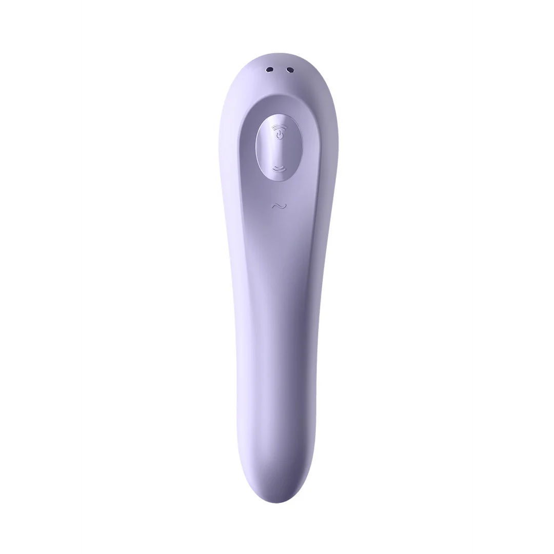 Wibrator Satisfyer Duo o zakrzywionym kształcie, mauve - obrazek 3