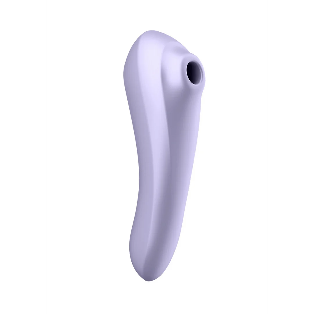 Wibrator Satisfyer Duo o zakrzywionym kształcie, mauve - obrazek 5