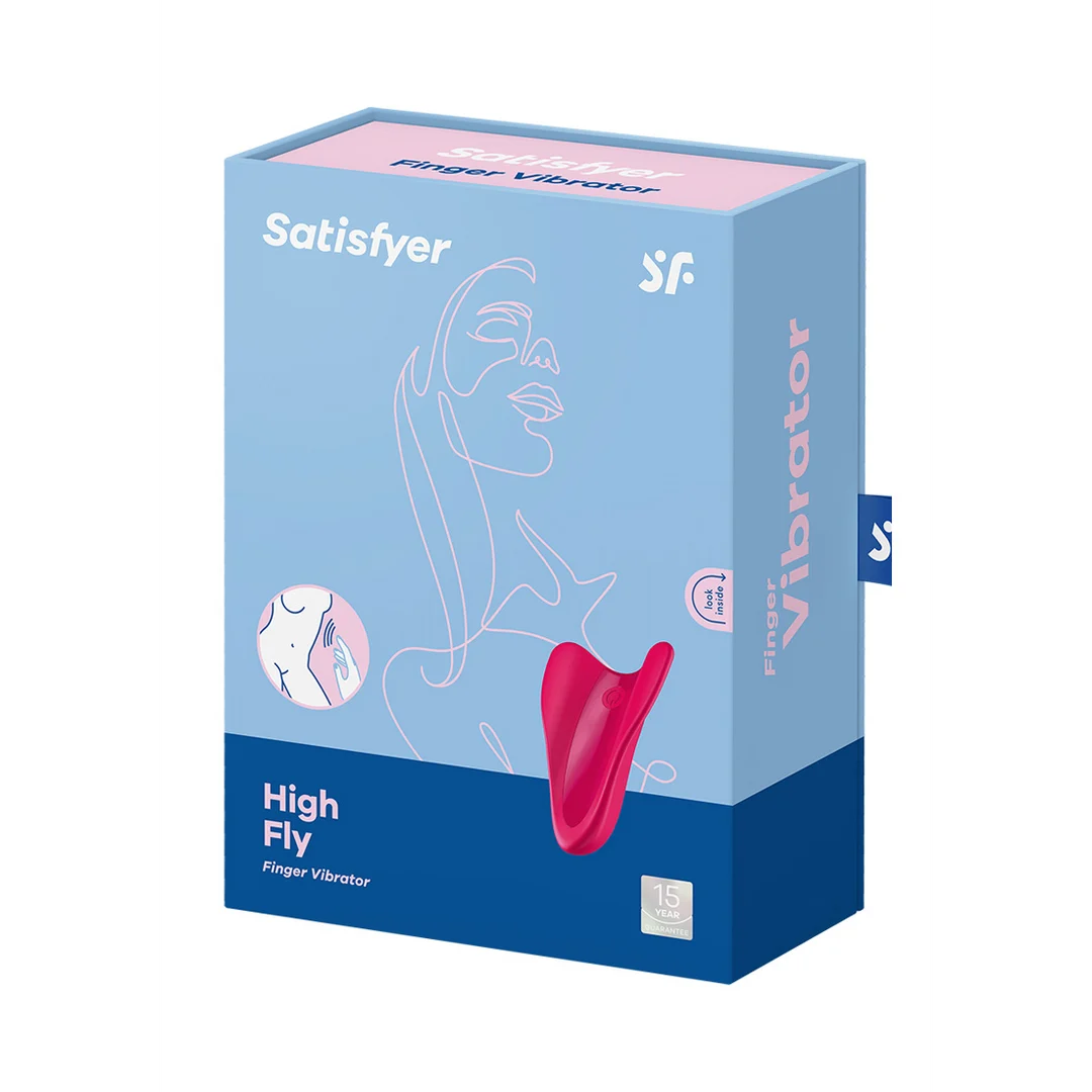 J2018-120-2-2 Wibrator na palec Satisfyer z magnetycznym złączem do ładowania – High Fly - obrazek 1