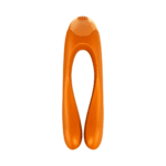 Satisfyer Candy Cane, pomarańczowy wibrator na palce - obrazek 2