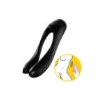 Satisfyer Candy Cane, pomarańczowy wibrator na palce - obrazek 11