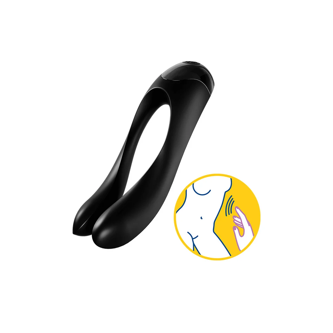 Satisfyer Candy Cane, pomarańczowy wibrator na palce - obrazek 11