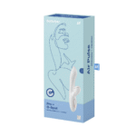 Wibrator Satisfyer do stymulacji punktu G z 11 trybami fal ciśnienia – biały i różowe złoto