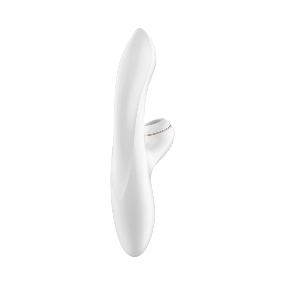 Wibrator Satisfyer do stymulacji punktu G z 11 trybami fal ciśnienia – biały i różowe złoto - obrazek 3