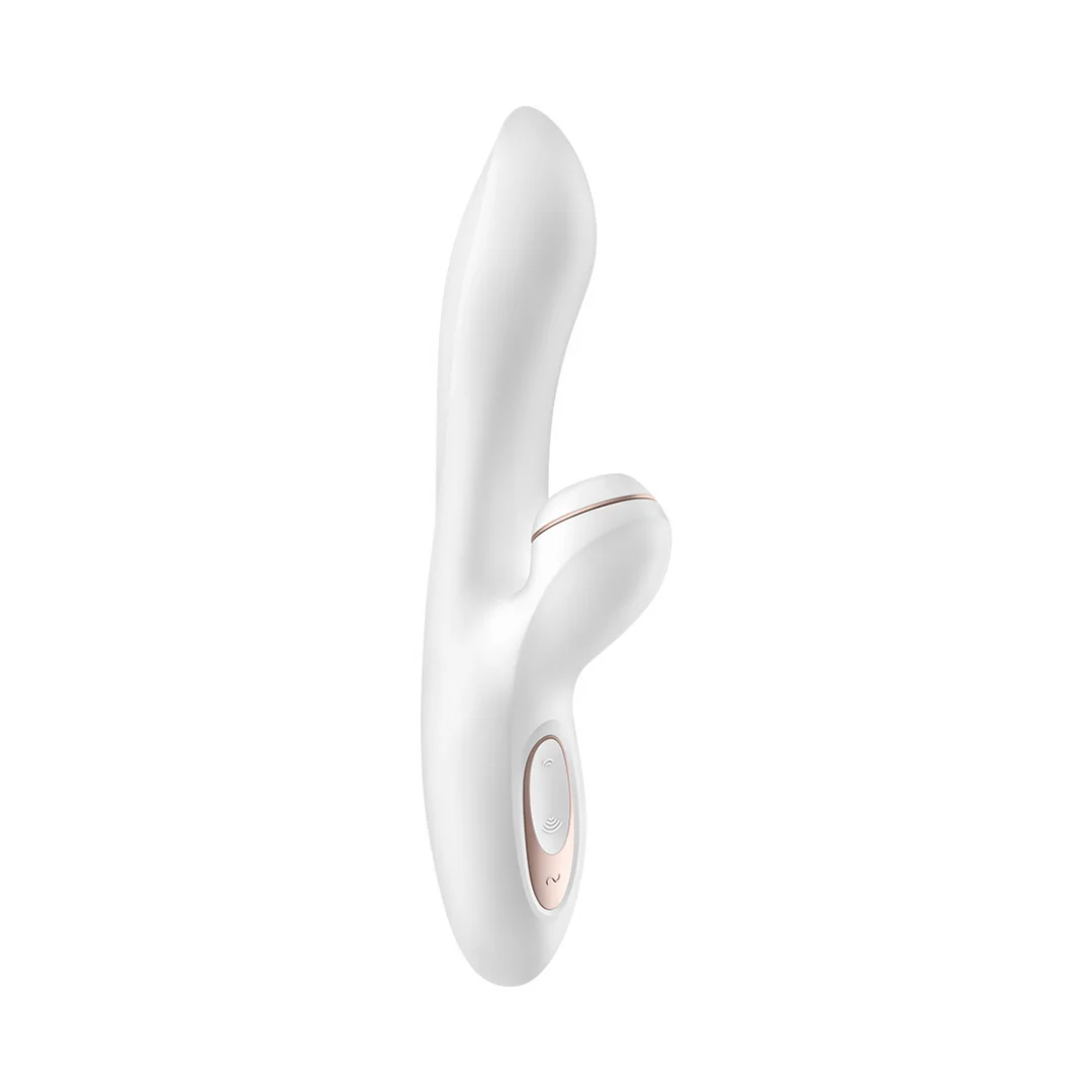 Wibrator Satisfyer do stymulacji punktu G z 11 trybami fal ciśnienia – biały i różowe złoto - obrazek 5