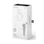 Satisfyer High Fashion srebrny stymulator falami powietrza i wibrator
