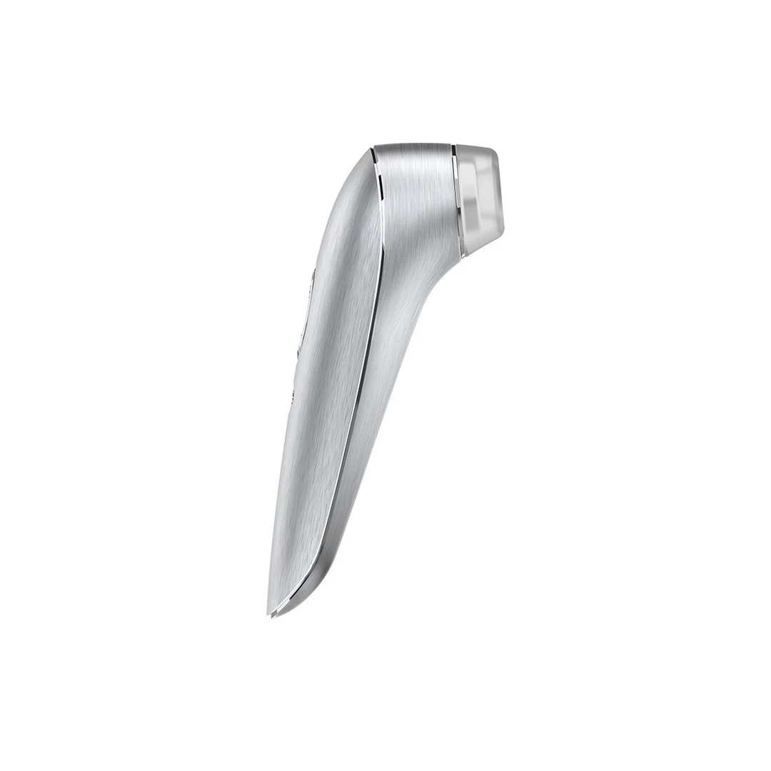 Satisfyer High Fashion srebrny stymulator falami powietrza i wibrator - obrazek 5