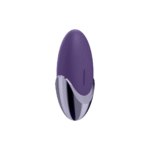Wibrator Satisfyer do stymulacji przez przyłożenie, z bardzo miękkiego silikonu – fioletowy i mosiężny - obrazek 5