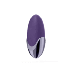 Wibrator Satisfyer do stymulacji przez przyłożenie, z bardzo miękkiego silikonu – fioletowy i mosiężny - obrazek 4