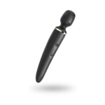 Wibrator wand Satisfyer do masażu całego ciała, czarno złoty - obrazek 3