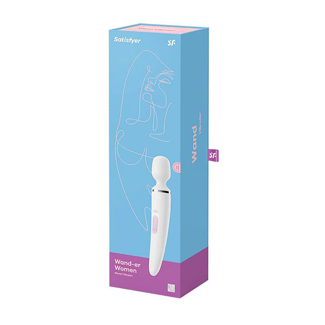 Wibrator wand Satisfyer do masażu całego ciała, czarno złoty - obrazek 6