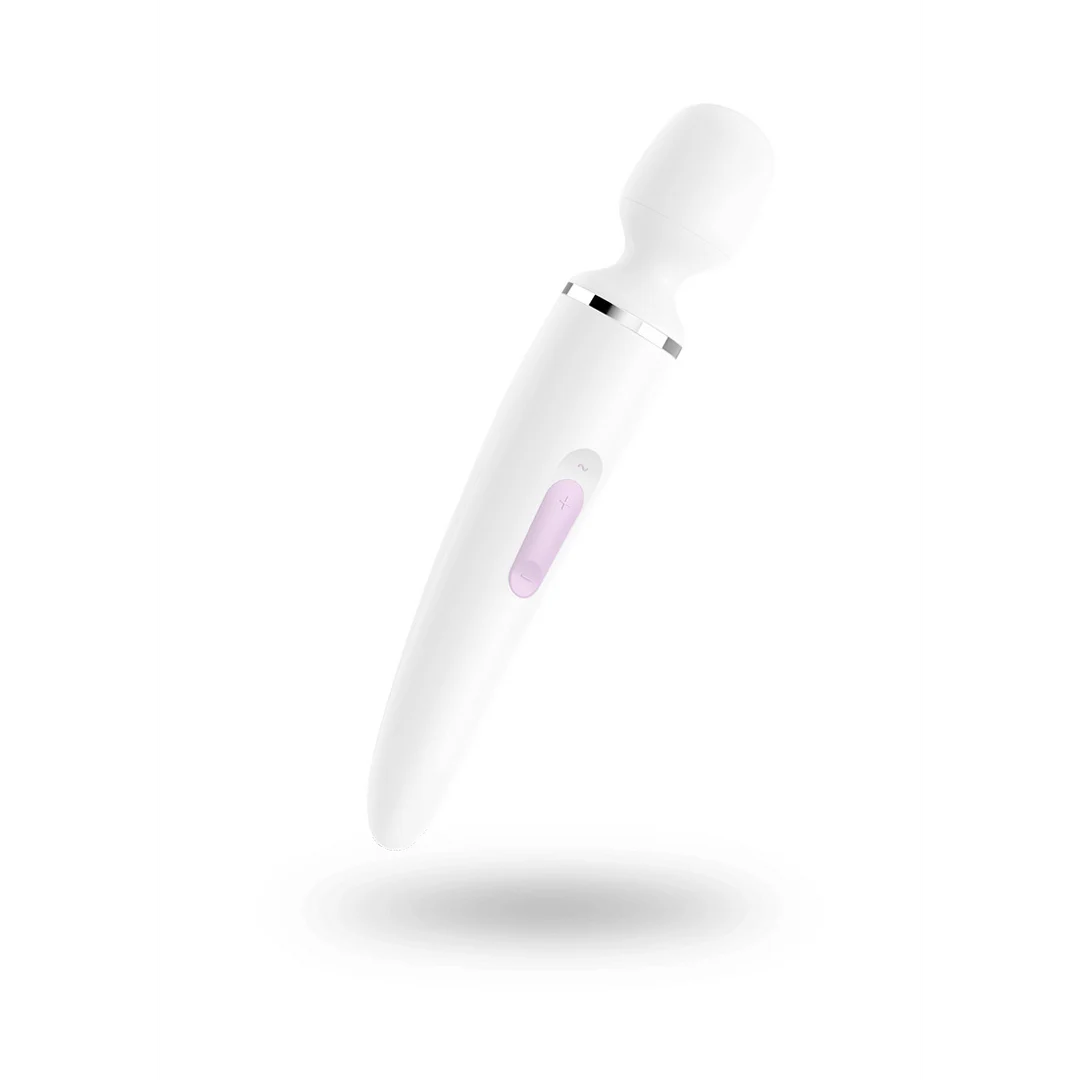 Wibrator wand Satisfyer do masażu całego ciała, czarno złoty - obrazek 8