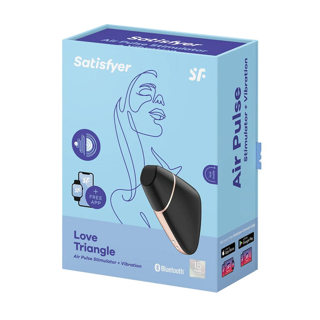 Wibrator łechtaczkowy Satisfyer z technologią pulsacji powietrza – Love Triangle - obrazek 7