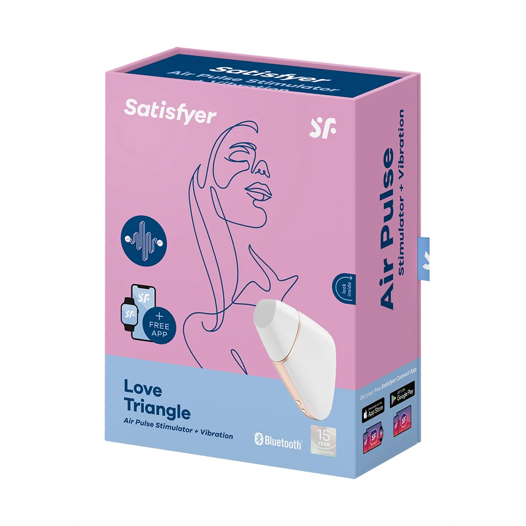 Wibrator łechtaczkowy Satisfyer z technologią pulsacji powietrza – Love Triangle - obrazek 14