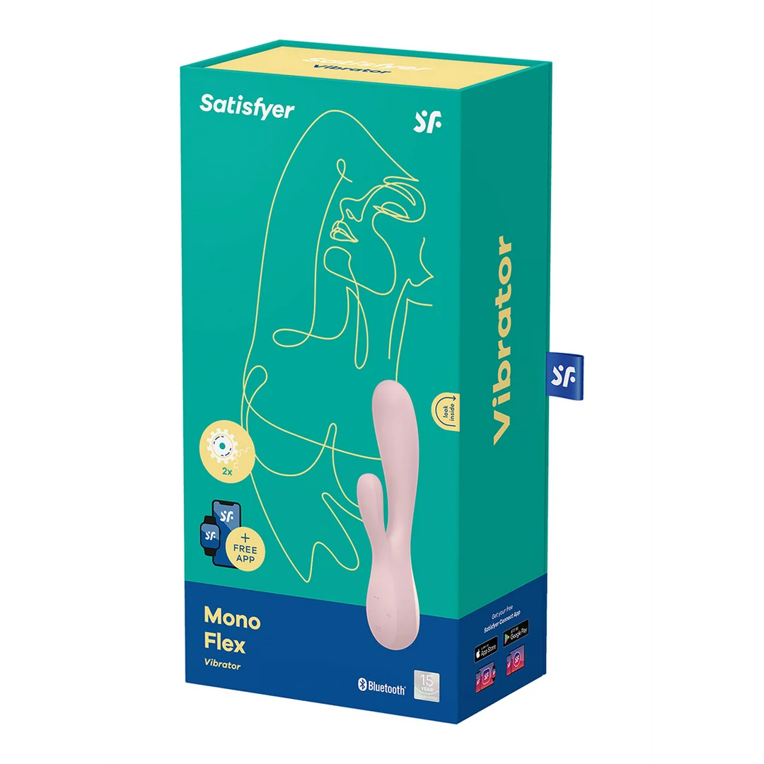 Wibrator Satisfyer typu rabbit – podwójna stymulacja i sterowanie przez aplikację – Satisfyer Mauve - obrazek 1