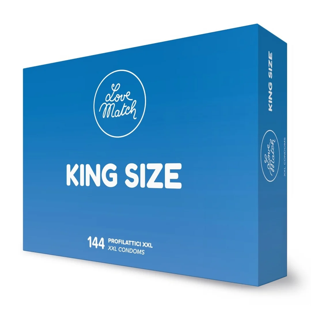 Prezerwatywy King Size – 144 sztuki – Love Match - obrazek 1