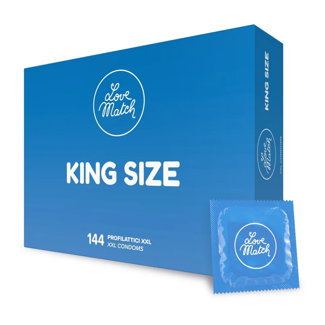 Prezerwatywy King Size – 144 sztuki – Love Match - obrazek 2
