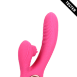 Wibrator rabbit z ruchami języka i funkcją podgrzewania Loveline by Shots Exuberant Pink Loveline by Shots - obrazek 4