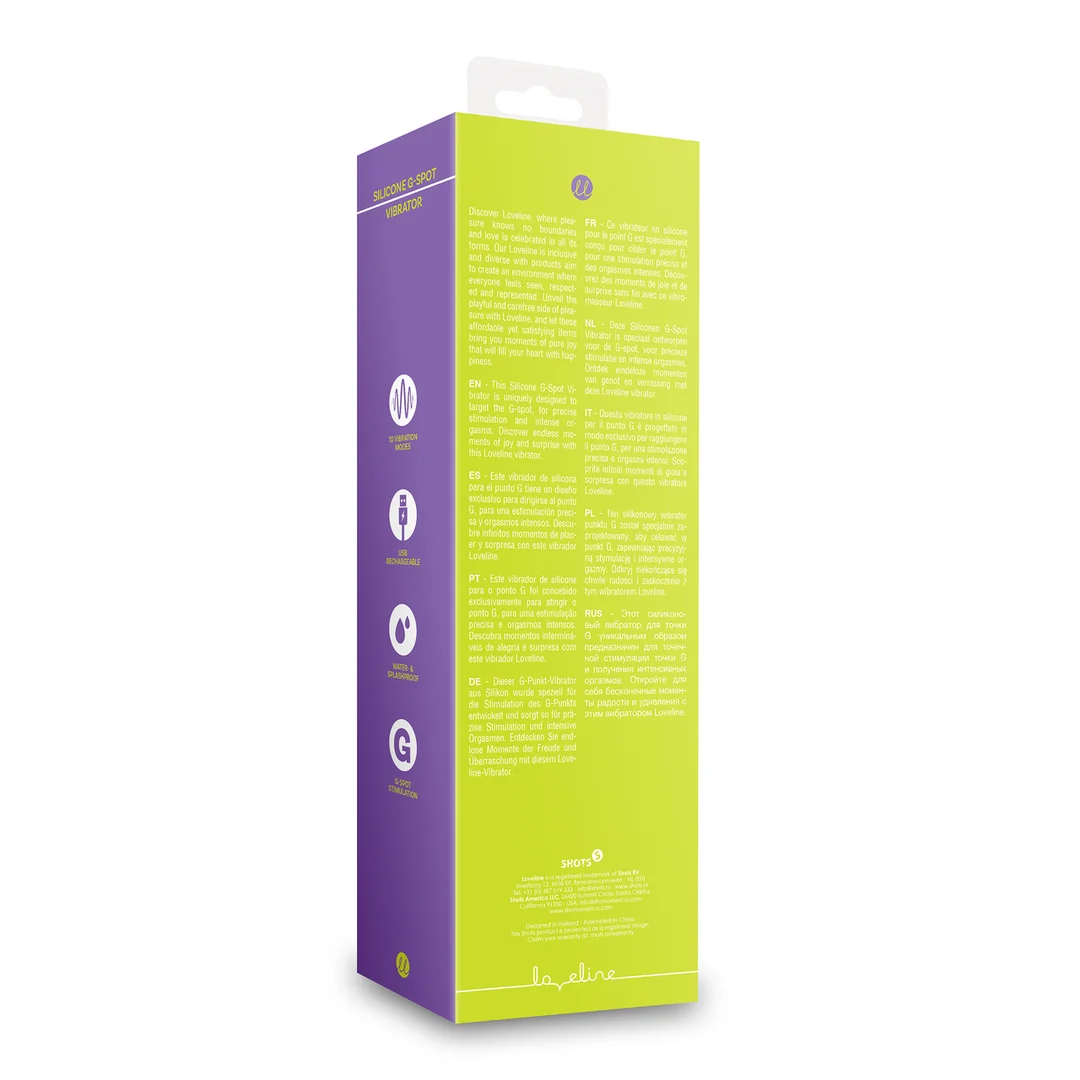Wibrator do punktu G Loveline Lime Passion - obrazek 2