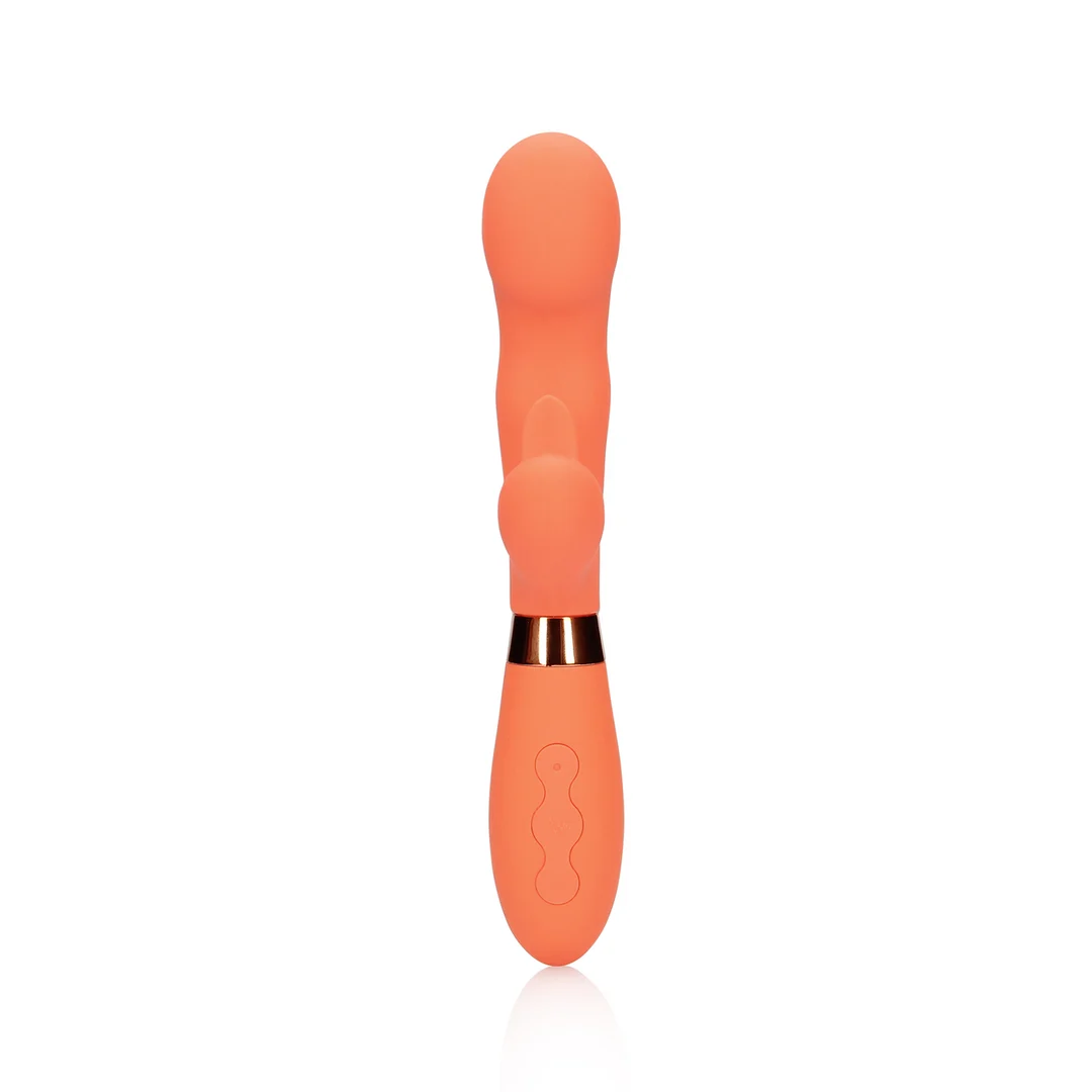 Silikonowy wibrator króliczek Loveline Glazed Carrots - obrazek 4