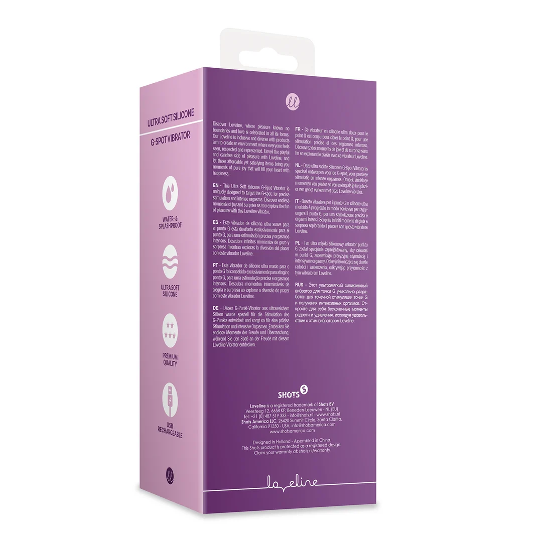 Loveline Ultra Soft wibrator do punktu G - obrazek 2