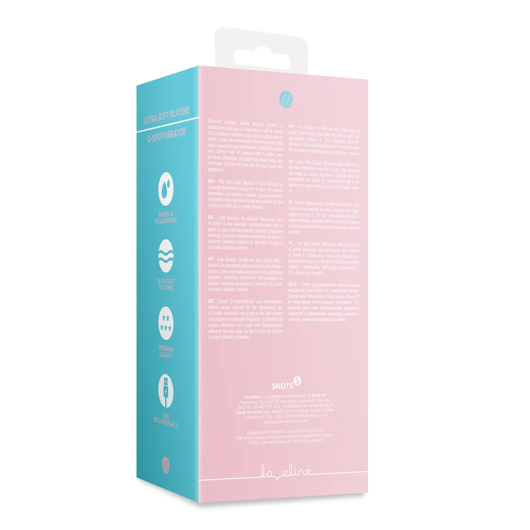 Loveline Ultra Soft Silicone wibrator do punktu G - obrazek 2