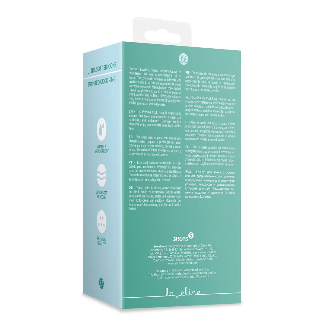 Loveline Ultra Soft silikonowy pierścień erekcyjny - obrazek 2