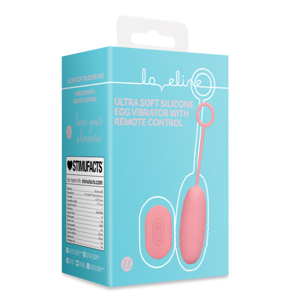Wibrator jajko Loveline Ultra Soft z pilotem
