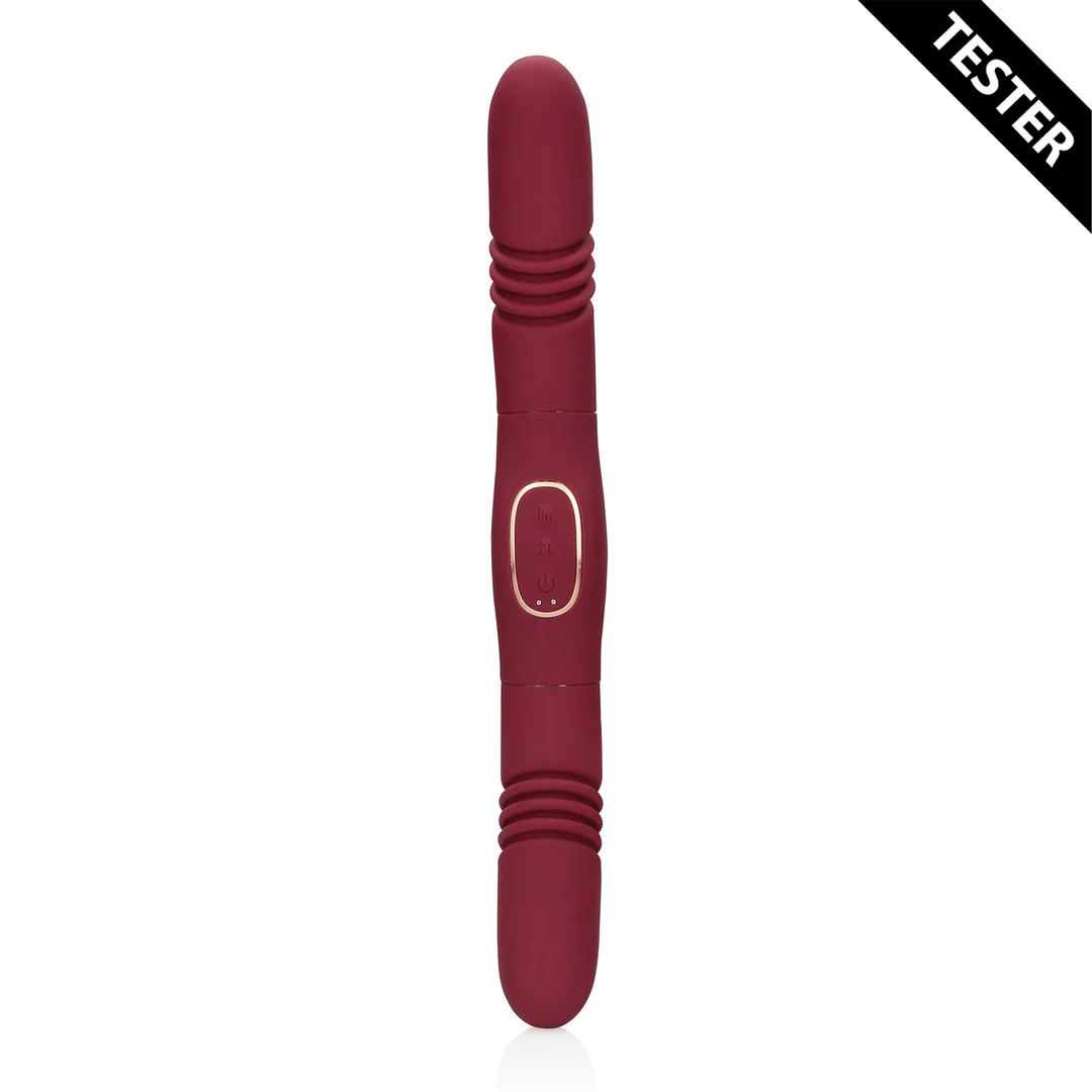 Wibrator analny z obustronną stymulacją – Merlot Druif – tester - obrazek 1